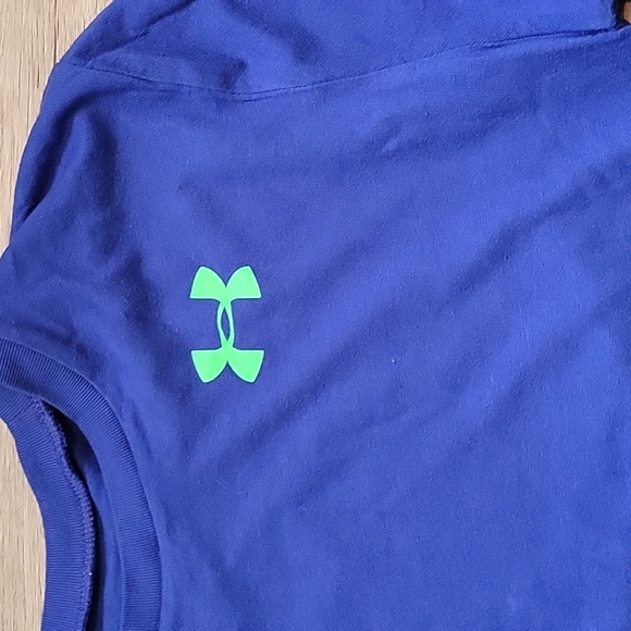 Under Armour royal blue HUSTLE loose long sleeve tee XL - Picture 2 of 6